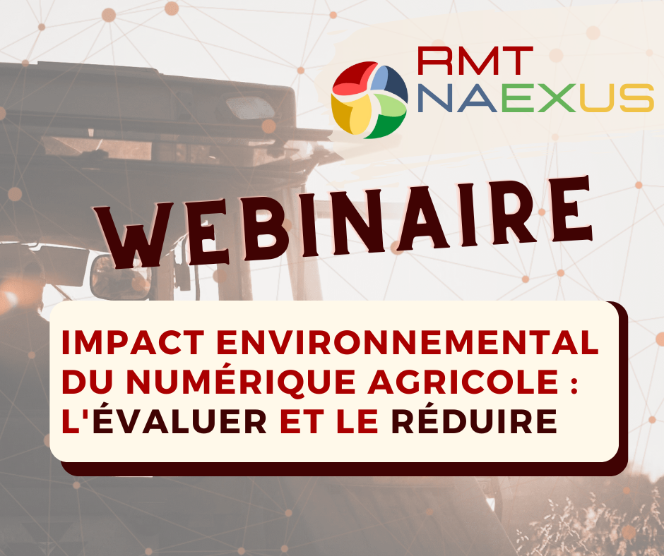 [Webinaire] Impact environnemental des outils numériques agricoles